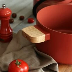 Faitout Ector Induction Aluminium Revêtu 24 Cm Rouge -fournitures de cuisine boutique 108015 2 1 Faitout Ector induction aluminium revetu 24 cm rouge Ogo