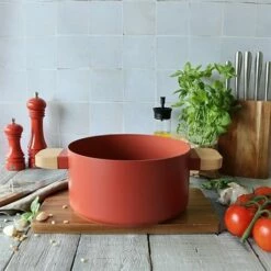 Faitout Ector Induction Aluminium Revêtu 24 Cm Rouge -fournitures de cuisine boutique 108015 4 1 Faitout Ector induction aluminium revetu 24 cm rouge Ogo