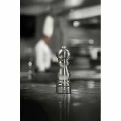Peugeot Moulin à Sel Paris Chef Inox 18cm -fournitures de cuisine boutique 201095 2 3 Moulin a sel Paris Chef inox 18cm Peugeot
