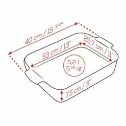 Peugeot Plat Four Rectangulaire Céramique écru 40 Cm -fournitures de cuisine boutique 201168 2 2 Plat four rectangulaire ceramique ecru 40 cm Peugeot