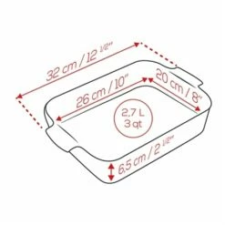 Peugeot Plat Four Rectangulaire Rouge Céramique 32 Cm -fournitures de cuisine boutique 201172 2 2 Plat four rectangulaire rouge ceramique 32 cm Peugeot