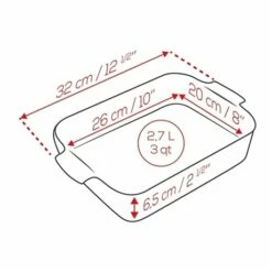 Peugeot Plat Four Rectangulaire Bleu Céramique 32 Cm -fournitures de cuisine boutique 201174 1 2 Plat four rectangulaire bleu ceramique 32 cm Peugeot