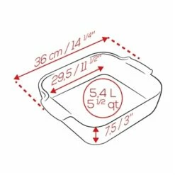 Peugeot Plat Four Carré Céramique Rouge 36 Cm -fournitures de cuisine boutique 201180 1 2 Plat four carre ceramique rouge 36 cm Peugeot