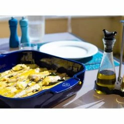 Peugeot Plat Four Carré Céramique Bleu 36 Cm -fournitures de cuisine boutique 201182 1 2 Plat four carre ceramique bleu 36 cm Peugeot