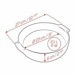 Peugeot Plat Four Rond Céramique écru 27 Cm -fournitures de cuisine boutique 201195 1 2 Plat four rond ceramique ecru 27 cm Peugeot