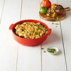 Peugeot Plat Four Rond Céramique Rouge 27 Cm -fournitures de cuisine boutique 201196 2 3 Plat four rond ceramique rouge 27 cm Peugeot