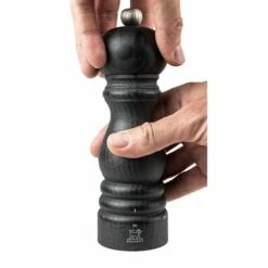 Peugeot Moulin à Sel Manuel En Bois 18 Cm Paris Graphite -fournitures de cuisine boutique 201238 3 2 Moulin a sel manuel en bois 18 cm Paris Graphite Peugeot