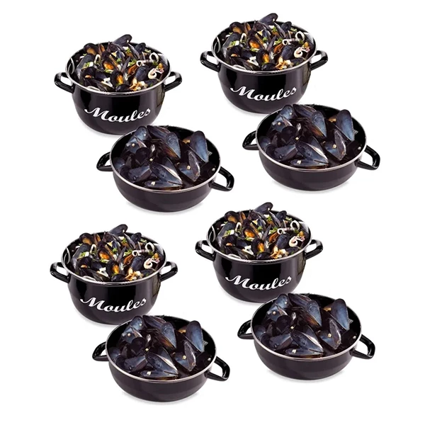 Lot De 4 Marmites à Moules 24 Cm 3 Lot De 4 Marmites à Moules 24 Cm