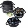 Lot De 2 Marmites à Moules Individuelles 18 Cm 1 Lot De 2 Marmites à Moules Individuelles 18 Cm -fournitures de cuisine boutique 20976 0 1 Lot de 2 marmites a moules individuelles 18 cm Baumalu