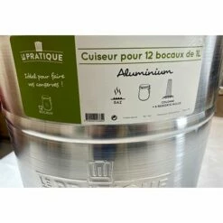 Cuiseur 40 Litres 12 Bocaux -fournitures de cuisine boutique 228001 3 2 Cuiseur 40 litres 12 bocaux Le Pratique