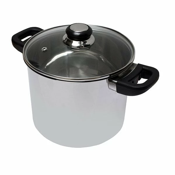 Marmite Traiteur En Inox Avec Couvercle En Verre 24 Cm 3 Marmite Traiteur En Inox Avec Couvercle En Verre 24 Cm