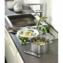 Faitout Inox Strate 24 Cm 5,1 L -fournitures de cuisine boutique 27636 3 2 Faitout inox Strate 24 cm 5 1 L Cristel