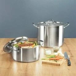 Faitout Inox Avec Couvercle Excell'inox 28 Cm 13,5 L 8 Faitout Inox Avec Couvercle Excell'inox 28 Cm 13,5 L -fournitures de cuisine boutique 27663 2 2 Faitout inox avec couvercle Excell inox 28 cm 13 5 L Mathon