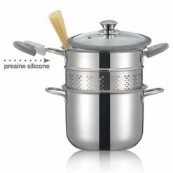 Cuit-pâtes Premium Inox 20 Cm 5 L 5 Cuit-pâtes Premium Inox 20 Cm 5 L -fournitures de cuisine boutique 27670 1 3 Cuit pates Premium inox 20 cm 5 L Inoxriv
