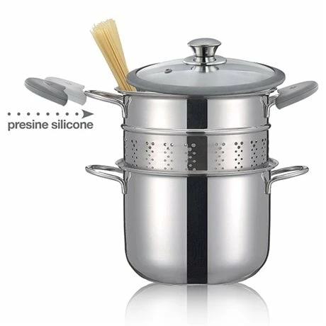 Cuit-pâtes Premium Inox 20 Cm 5 L 4 Cuit-pâtes Premium Inox 20 Cm 5 L – Image 2