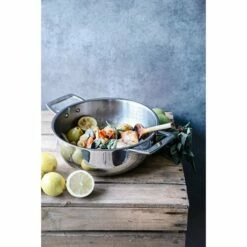 Faitout Avec Couvercle Inox Castel'pro 24 Cm -fournitures de cuisine boutique 27672 3 6 Faitout avec couvercle inox Castel pro 24 cm Cristel