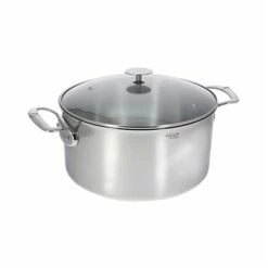 De Buyer Faitout Milady Acier Inoxydable 28 Cm