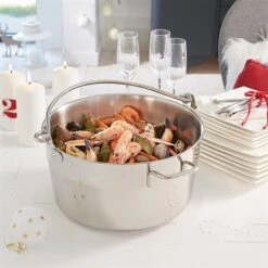 Marmite à Crustacés - Bassine à Confiture Inox 30 Cm -fournitures de cuisine boutique 278111 2 13 Marmite a crustaces Bassine a confiture inox 30 cm Mathon