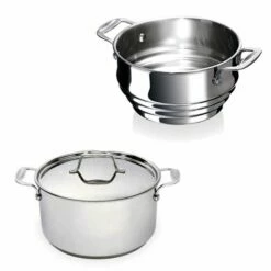 BEKA Set Faitout Chef 20 Cm Avec Couvercle Et Multi Passoire Vapeur