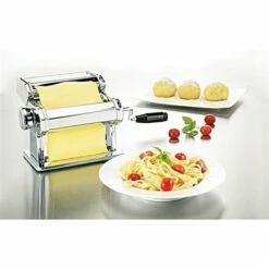 Lot Machine à Pâtes + Doseur à Spaghettis En Inox -fournitures de cuisine boutique 28918 3 1 Lot machine a pates doseur a spaghettis en inox Mathon