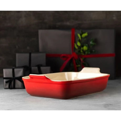 Le Creuset Plat Rectangulaire Céramique 26 Cm Cerise 6 Le Creuset Plat Rectangulaire Céramique 26 Cm Cerise – Image 4