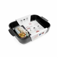 Produits populaires -fournitures de cuisine boutique 301366 1 3 Plat a four ceramique Appolia rectangulaire noir mat 32 cm Peugeot