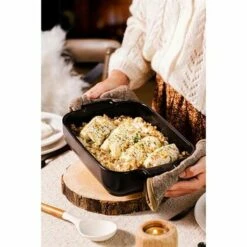Peugeot Plat à Four Céramique Appolia Rectangulaire Noir Mat 32 Cm -fournitures de cuisine boutique 301366 2 3 Plat a four ceramique Appolia rectangulaire noir mat 32 cm Peugeot