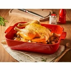 Peugeot Set 2 Petits Plats à Four Rouge Céramique 21 Et 25cm -fournitures de cuisine boutique 309023 2 2 Set 2 petits plats a four rouge ceramique 21 et 25cm Peugeot