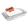 Ibili Set De 3 Plats Rectangulaires Kristall 2 Ibili Set De 3 Plats Rectangulaires Kristall -fournitures de cuisine boutique 52109 0 1 Set de 3 plats rectangulaires Kristall Ibili