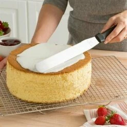 Set Couteau à Génoise Spatule à Glaçage Et Cercle à Trancher Extensible Inox -fournitures de cuisine boutique 579034 2 1 Set couteau a genoise spatule a glacage et cercle a trancher extensible inox Mathon