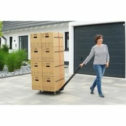 Chariot De Transport Extensible -fournitures de cuisine boutique 604095 4 2 Chariot de transport extensible Wenko by Maximex