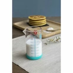 Verre Doseur En Verre Avec Silicone 200 Ml -fournitures de cuisine boutique 620022 2 4 Verre doseur en verre avec silicone 200 ml Pebbly