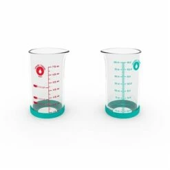 Verre Doseur En Verre Avec Silicone 200 Ml -fournitures de cuisine boutique 620022 3 4 Verre doseur en verre avec silicone 200 ml Pebbly