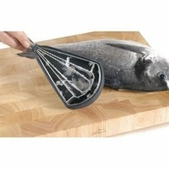 Grattoir à Poisson Inox -fournitures de cuisine boutique 673132 2 1 Grattoir a poisson inox Lacor