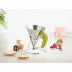 De Buyer Entonnoir à Piston Vert 7 De Buyer Entonnoir à Piston Vert -fournitures de cuisine boutique 67351 1 1 Entonnoir a piston vert De Buyer