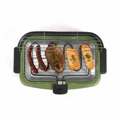 LIVOO Barbecue électrique Sur Pieds 2000 W DOM297K Vert -fournitures de cuisine boutique 781022 2 1 Barbecue electrique sur pieds 2000 W DOM297K vert Livoo