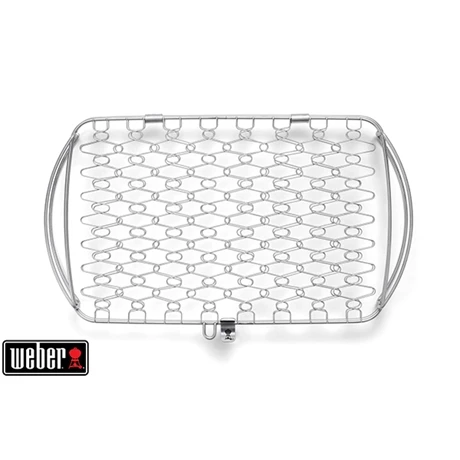 Weber Grand Panier à Poisson En Acier Inoxydable 3 Weber Grand Panier à Poisson En Acier Inoxydable