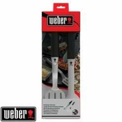 Weber Kit De 2 Ustensiles Premium En Acier Inoxydable -fournitures de cuisine boutique 782037 4 1 Kit de 2 ustensiles Premium en acier inoxydable Weber