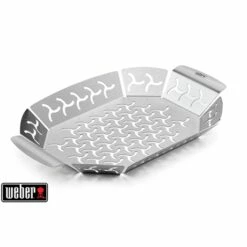 Weber Grand Panier à Légumes En Acier Inoxydable -fournitures de cuisine boutique 782038 2 3 Grand panier a legumes en acier inoxydable Weber