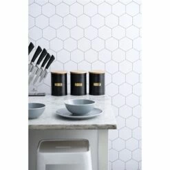 Typhoon Boîte à Thé 1 L Noire -fournitures de cuisine boutique 880048 3 2 Boite a the 1 L noire Typhoon