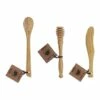 Set 3 Pièces Petit Déjeuner En Bois D'olivier -fournitures de cuisine boutique 899000 0 1 Set 3 pieces petit dejeuner en bois d olivier Jean Dubost